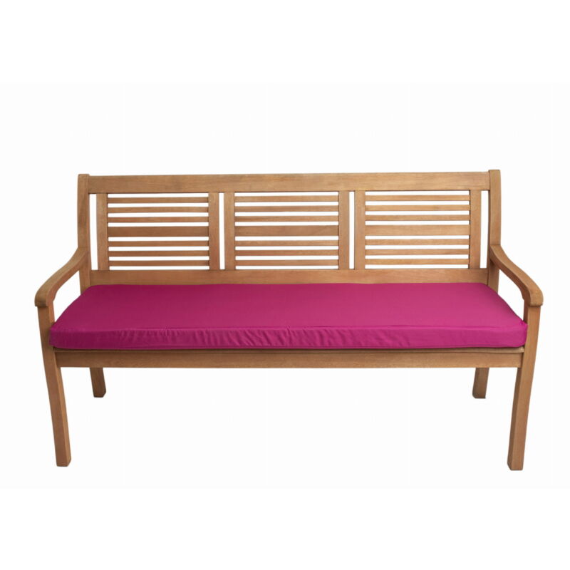 Setgarden - Coussin de banc de jardin 100x50x7cm assise, coussin d'assise plat, coussin de banc de jardin Rosa, coussin de balancelle de jardin