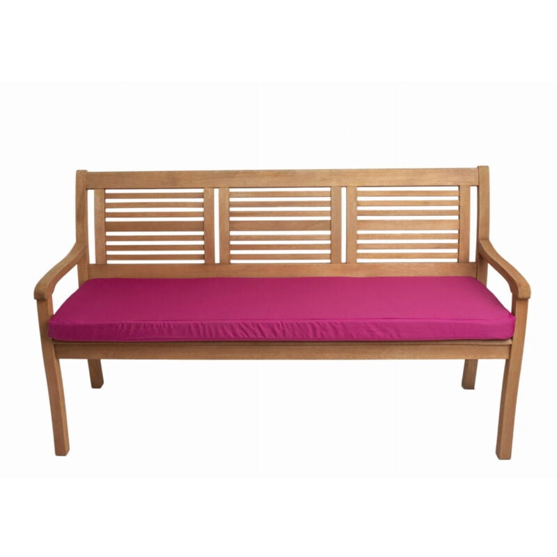 Setgarden - Coussin de banc de jardin 160x50x7cm assise, coussin d'assise plat, coussin de banc de jardin Rosa, coussin de balancelle de jardin