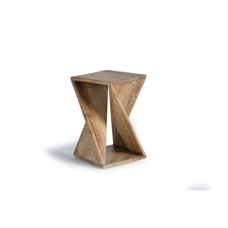Decoration D ’ Autrefois - Tabouret en bois de manguier