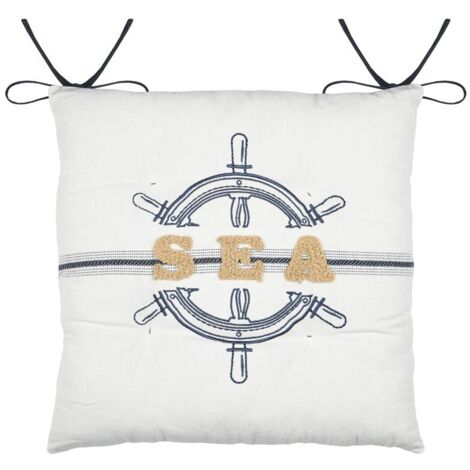 Assise de chaise 38 x 38 cm Sea maritime
