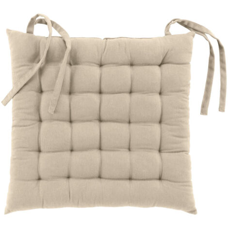 Assise matelassée 38 x 38 cm – Coton/Polyester recyclé GRS – Twily Lin