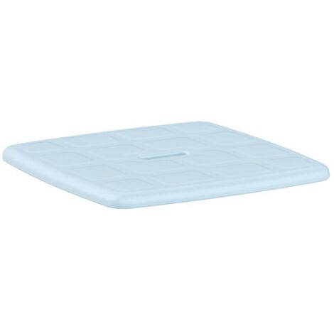 Assise souple pour tabouret compact ou marchepied Capri - Bleu
