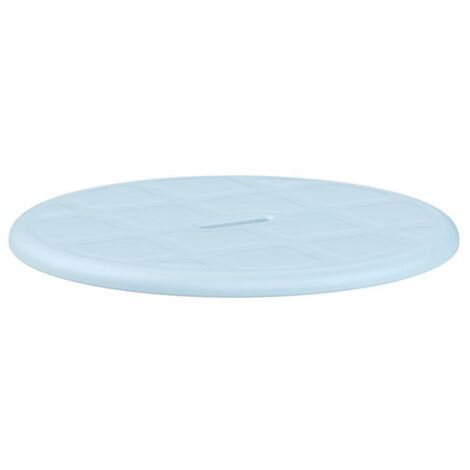 Assise souple ronde pour tabouret de douche Capri rond - Bleu