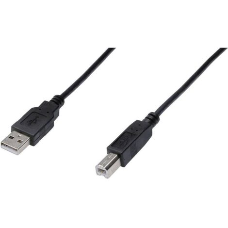 ASSMANN Electronic 1.8m USB 2.0 cavo USB 1,8 m USB A USB B Nero