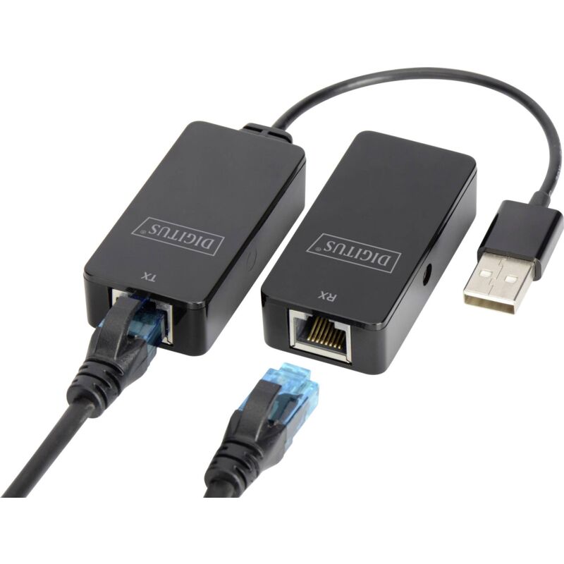 Digitus USB 2.0, ordinateur, souris, réseau informatique, ordinateur portable, clavier/souris Adaptateur [1x USB 2.0 type A femelle, USB 2.0 type A m