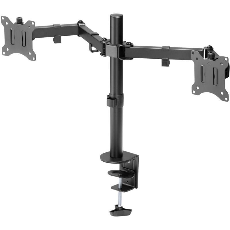 DA-90400 x2 Support de table pour écran 33,0 cm (13') - 81,3 cm (32') noir, noir (mat) rotatif, réglable en hauteur, inclinable, inclinable Y440922