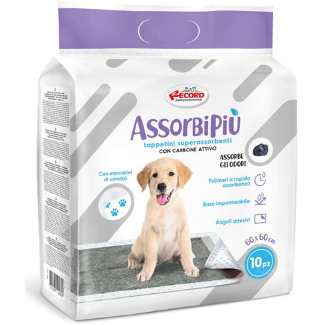 Assorbipiù Tappetini Assorbenti Odour Control Al Carbone Per Cani