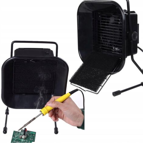 Assorbitore di fumi da 30W con 3 filtri e fascia regolabile