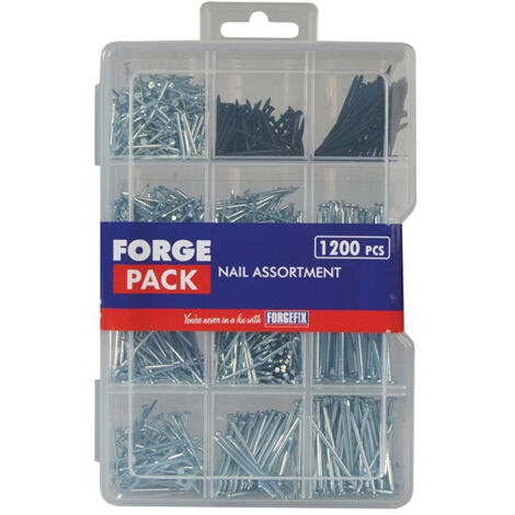 Assorted Nail Kit ForgePack 1200 Piece