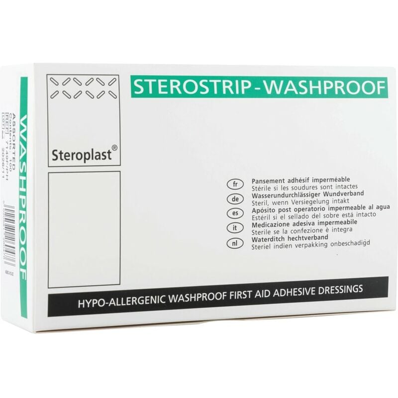Medikit 87150 Assorted Washproof Plasters (Box-100)