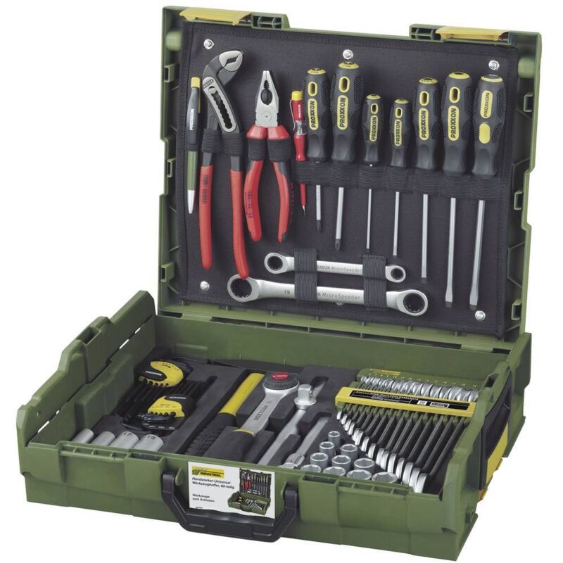 23660 pour les artisans Mallette à outils équipée 68 pièces (l x h x p) 445 x 118 x 358 mm - Proxxon