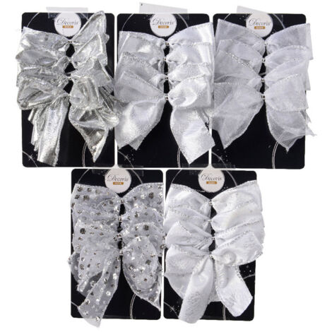 Assortiment D'attaches En Polyester Argent Pour La Décoration