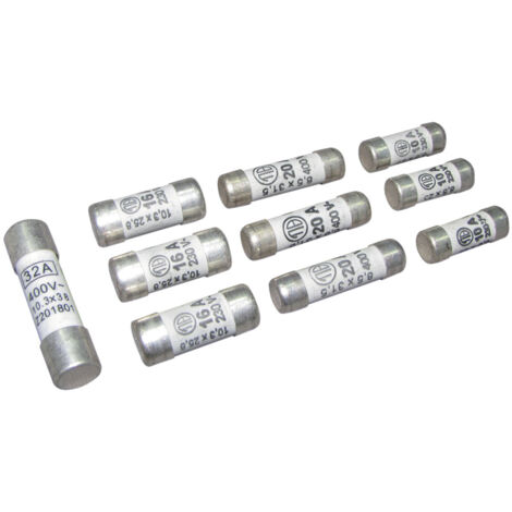 Assortiment de 10 fusibles céramique- Tibelec