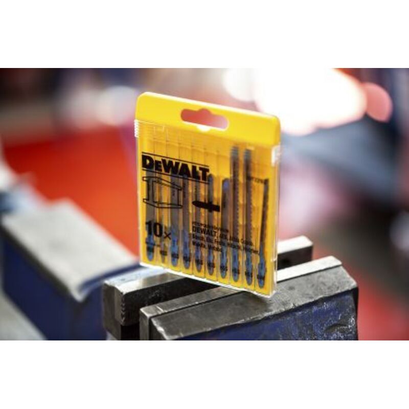 Set 10 pièces lames de scies sauteuses pour le métal - vue 3