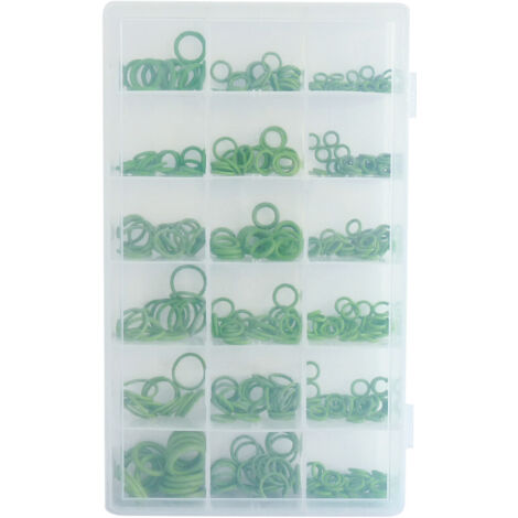 Assortiment de 270 joints toriques en viton – Résistants aux hydrocarbures – Pour applications techniques – 12902 – Equinoxe
