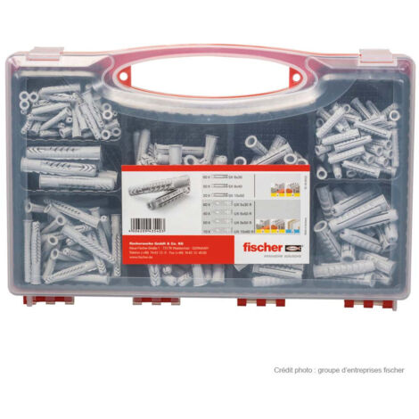 Assortiment de 290 Cheville Universelle FISCHER UX Filetée sur SX-1 pièce