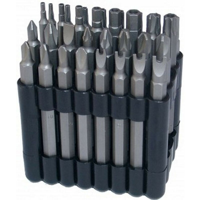 Bgs Technic - Assortiment de 32 embouts longs adaptes aux vis de securite pour visseuse