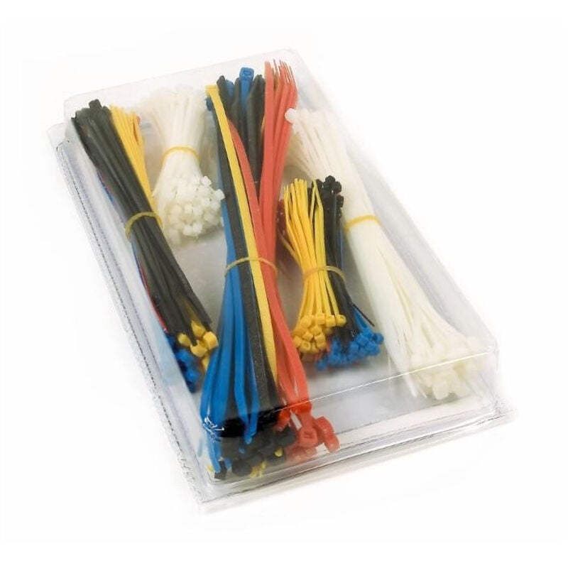 Assortiment de 352 colliers de serrage plastique