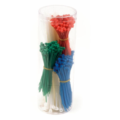 Assortiment de 400 colliers de serrage plastique