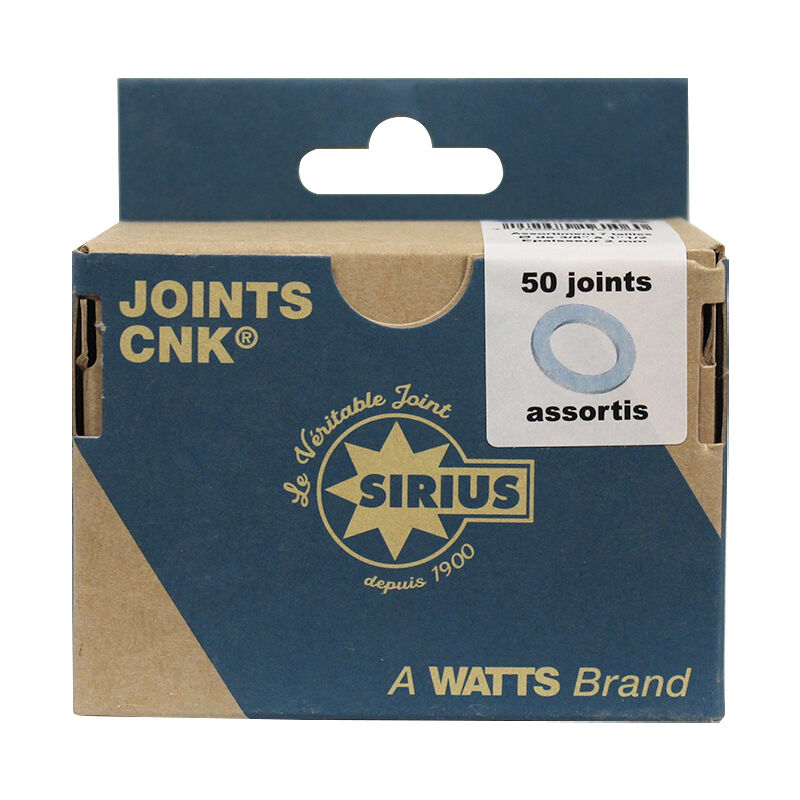 Watts - Assortiment de 50 Joints cnk - épaisseur 2 mm