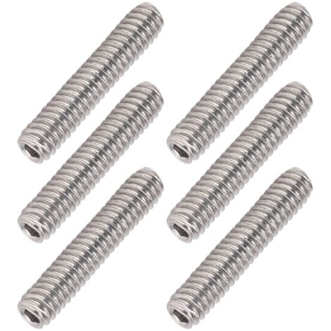 Assortiment de 50 vis sans tête M2x10 en acier inoxydable A2‑70 pour assemblage et fixation