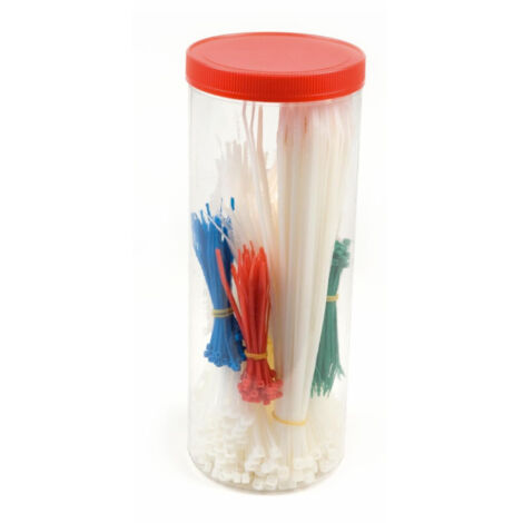Assortiment de 650 colliers de serrage plastique
