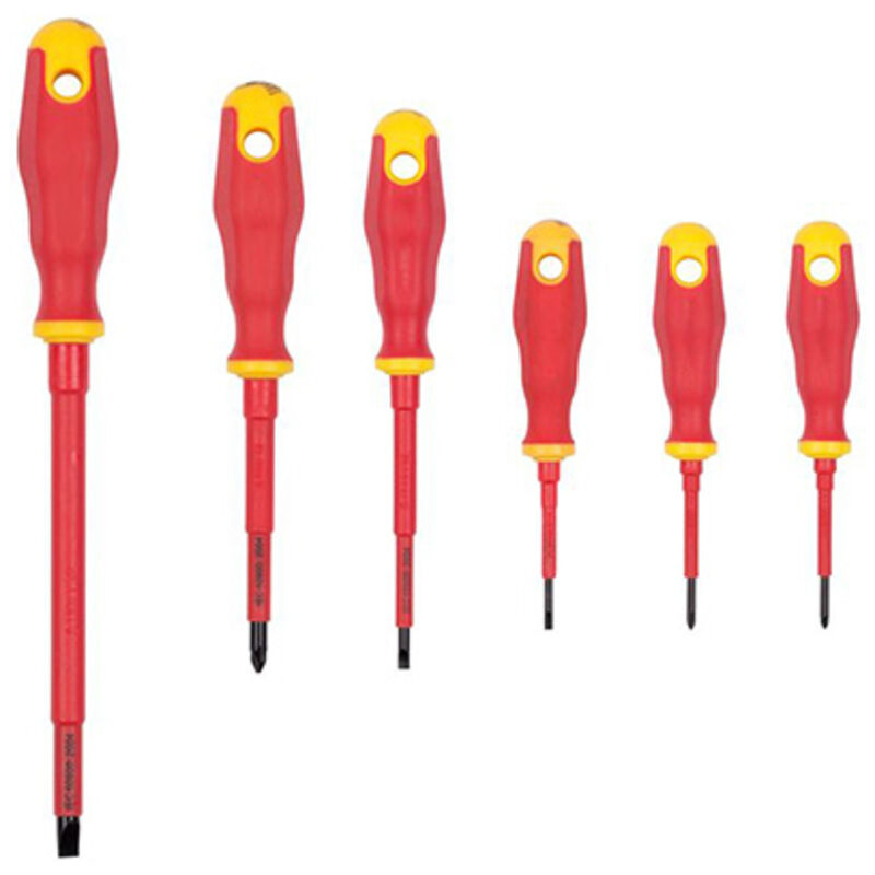 Kreator - Lot de 6 tournevis isolés 1000v krt400202