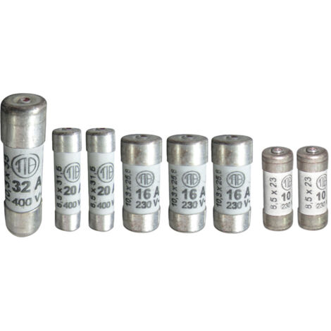 Assortiment de 8 fusibles céramique à voyant- Tibelec