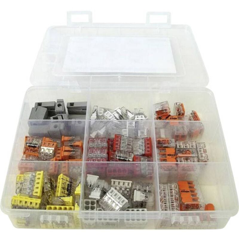 Wago - Assortiment de bornes pour boîte de dérivation WA-741-844 flexible: 2.5-4 mm² rigide: 2.5-4 mm² 120 pc(s)