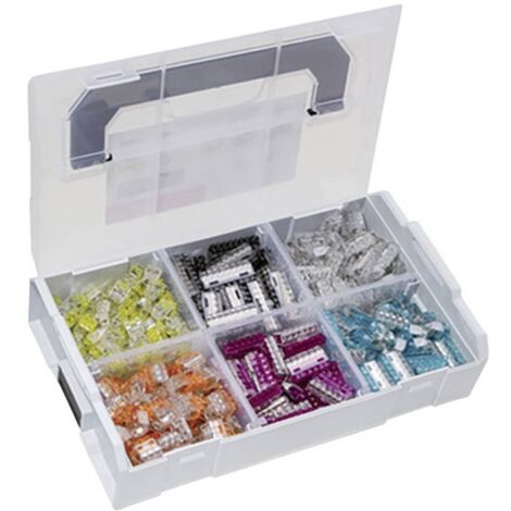 Assortiment de bornes pour boîte de dérivation HellermannTyton Helacon 148-90046 flexible: 1-2.5 mm² rigide: 0.5-2.5 mm