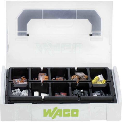 Assortiment de bornes WAGO 221-243 – 16 bornes 221-412, 12 bornes 221-413, 20 bornes 2273-203 – Pour installations électriques professionnelles