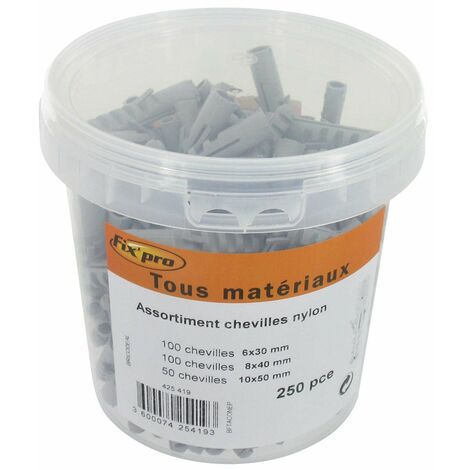 Assortiment De Chevilles Nylon  250