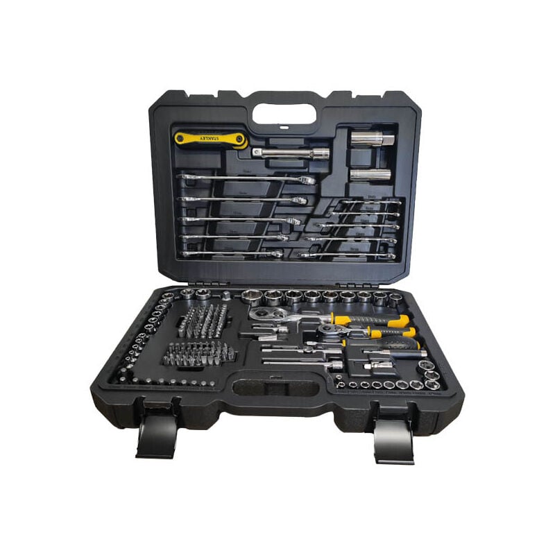 Assortiment de clés à douille 1/4" - 1/2" 175 pièces Stanley STMT17380-1