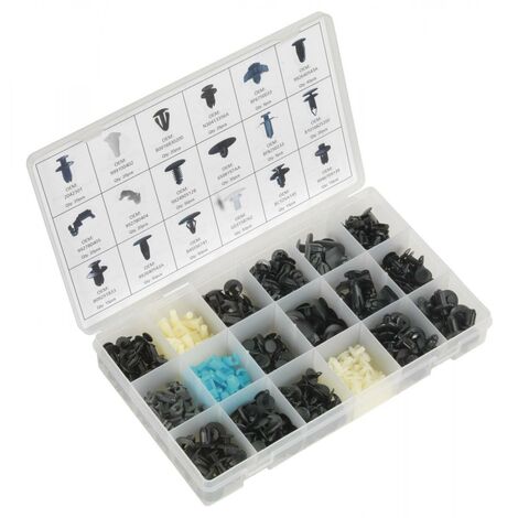 Assortiment de clip de garniture pour Mazda 475 pcs