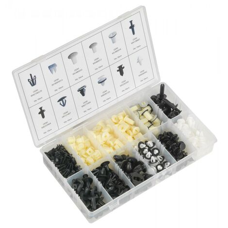 Assortiment de clip de garniture pour Mitsubishi  370 pcs