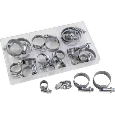 Assortiment de colliers de serrage 10295 18 pièces