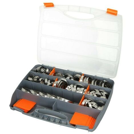 Assortiment de colliers de serrage 12 mm W4 Inox