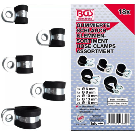 Assortiment de colliers de serrage colliers de fixation a bande caoutchouc