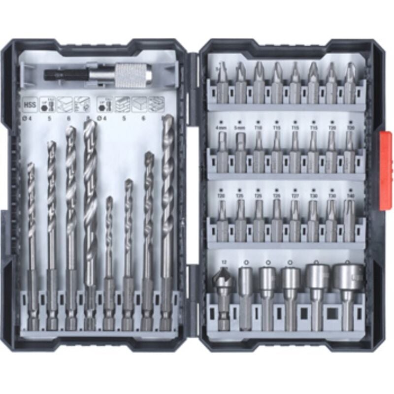 KWB - 108960 39 pièces Assortiment de forets et d'embouts