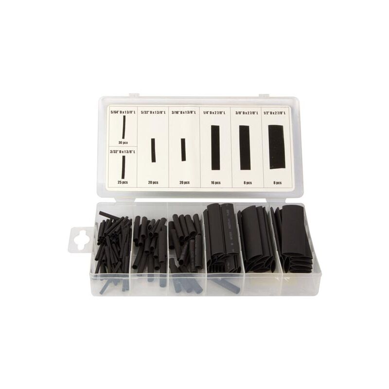 Perel - assortiment de tubes thermorétrécissables - 127 pcs velleman HAS07