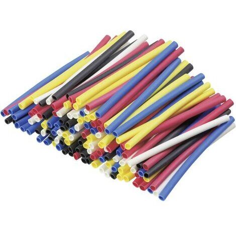 Assortiment de gaines thermorétractables 2:1 DSG Canusa 8011010990 Ø intérieur nominal (avant réduction): 1.20 mm 125 p