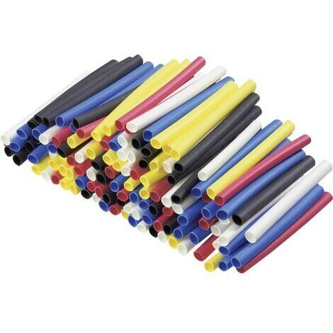 Assortiment de gaines thermorétractables 2:1 DSG Canusa 8011030990 Ø intérieur nominal (avant réduction): 2.40 mm 125 p