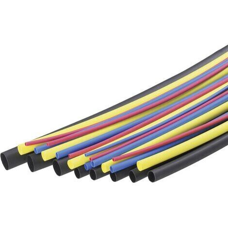 Assortiment de gaines thermorétractables 2:1 DSG Canusa 8011070990 Ø intérieur nominal (avant réduction): 9.60 mm 28 pc