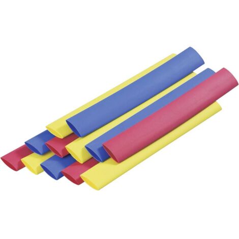 Assortiment de gaines thermorétractables 2:1 DSG Canusa 8011080990 Ø intérieur nominal (avant réduction): 9.50 mm 12 pc