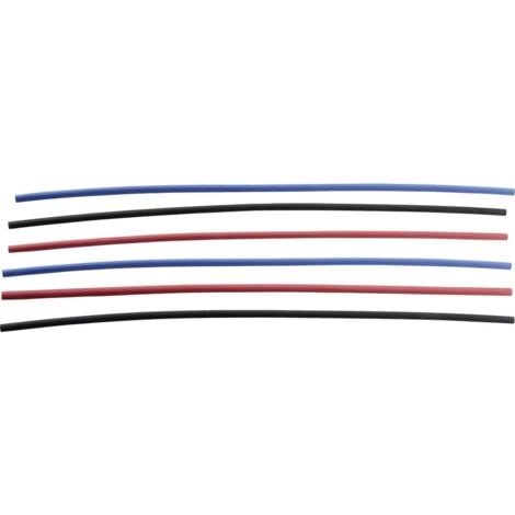 Assortiment de gaines thermorétractables 3:1 DSG Canusa 8014060000 noir, rouge, bleu Ø intérieur nominal (avant réducti