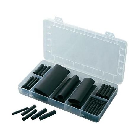 ASSORTIMENT DE GAINES THERMORÉTRACTABLES 3:1 TRU COMPONENTS 1566305 52 PIÈCES