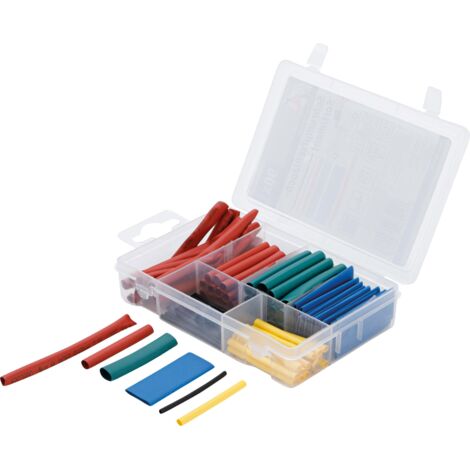 Assortiment de gaines thermorétractables  multicolore  90 pièces