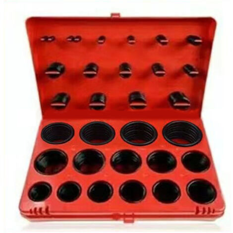 Assortiment de joints toriques en caoutchouc étanches pour réparation automobile, résistants à l'huile, norme américaine
