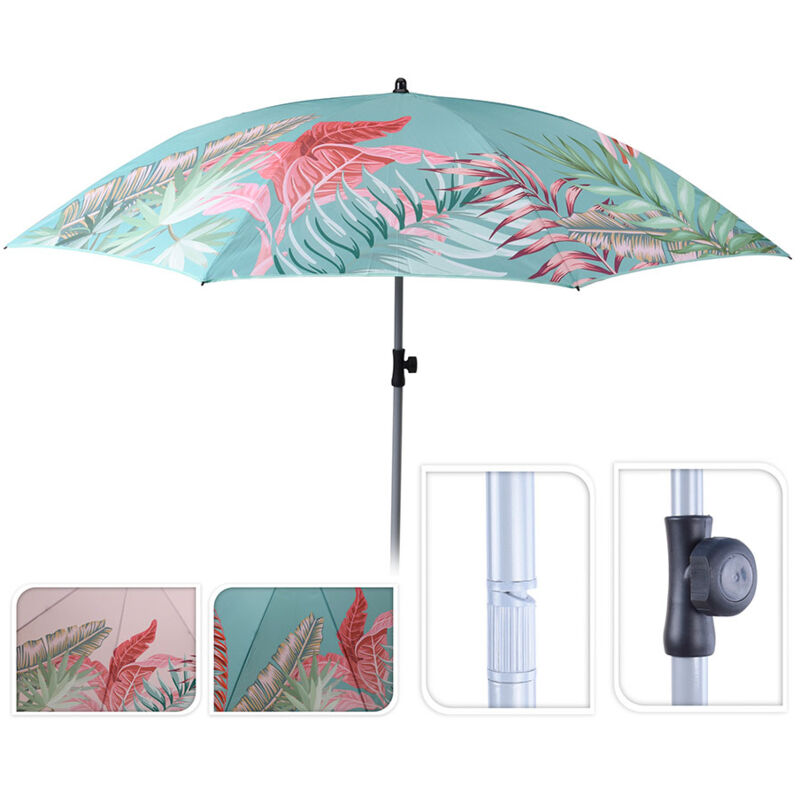 Parasol Réglable Ø160cm Modèle Animalier Couleurs Assorties