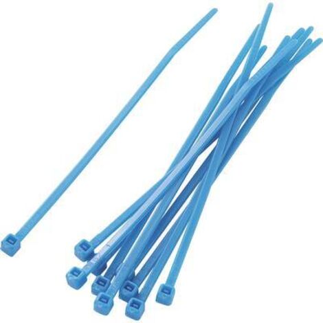 ASSORTIMENT DE SERRE-CÂBLES 100 MM X 2.20 MM BLEU TRU COMPONENTS TC-PBR-100-4BE203 1592831 CRANTAGE INTÉRIEUR 100 PC(S)